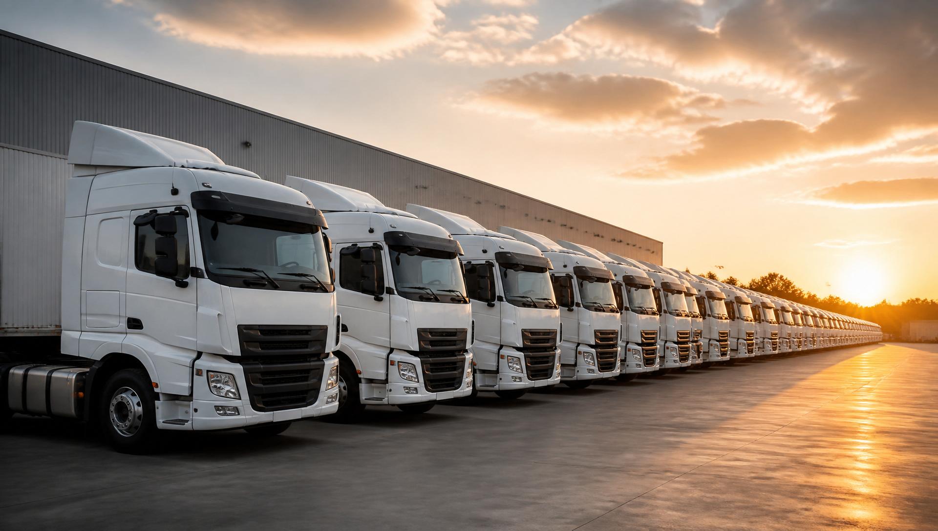 Flotte de camions STAM Logistic